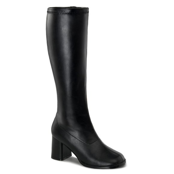Wide Calf Heel Knee High Boots - Picture 5 of 5